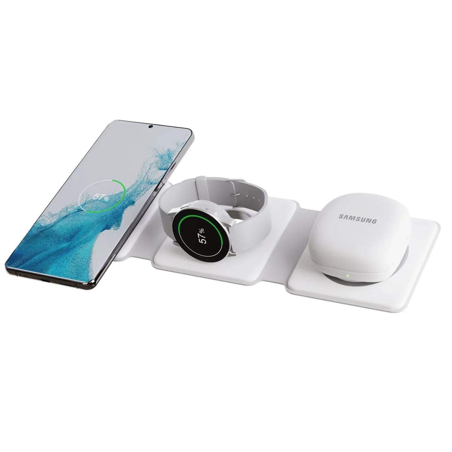 3 in 1 Magnetic Wireless Charger For Samsung Galaxy S23 Series - Caubade