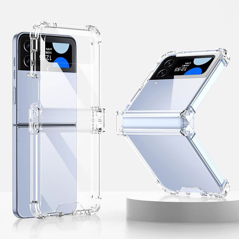 Airbag Ring Hinge Case For Samsung Galaxy Z Flip 4 - Galaxy Z Flip 4 Case