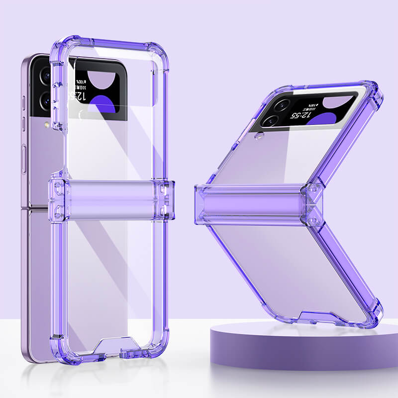 Airbag Ring Hinge Case For Samsung Galaxy Z Flip 4 - Galaxy Z Flip 4 Case