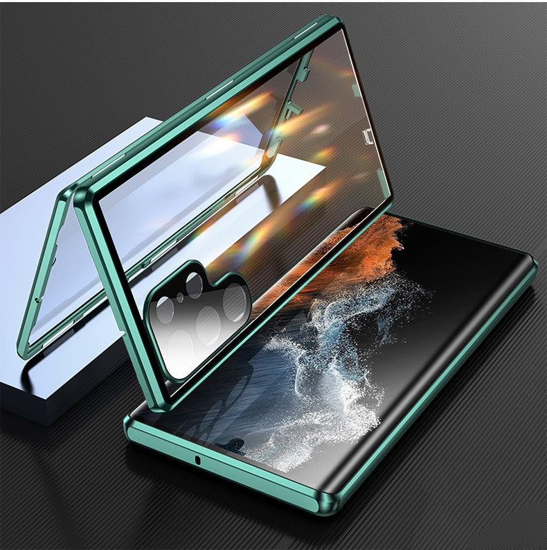 Luxury 360 Magnetic Adsorption Case For Galaxy S23 Series - Caubade