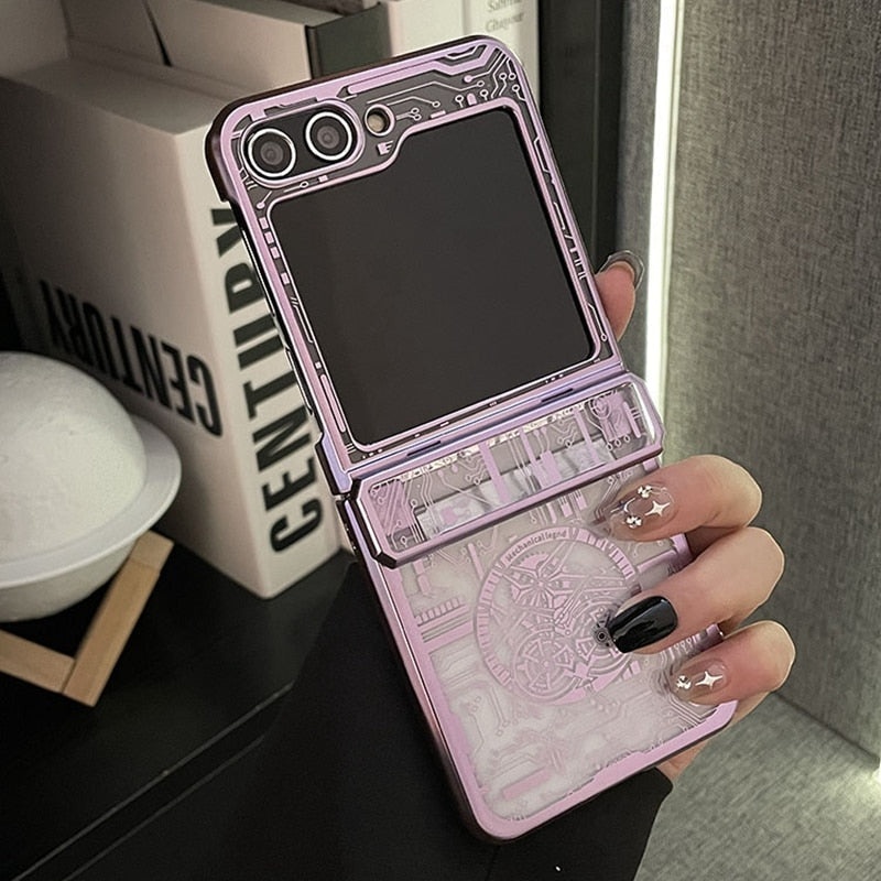 Circuit Pattern Case For Samsung Z Flip 5
