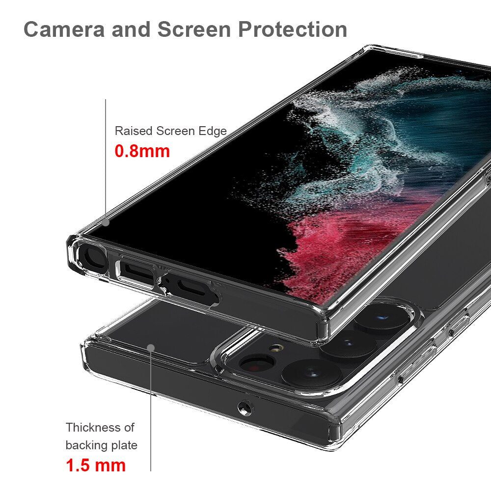 Transparent Shockproof Case for Samsung Galaxy S23 Series