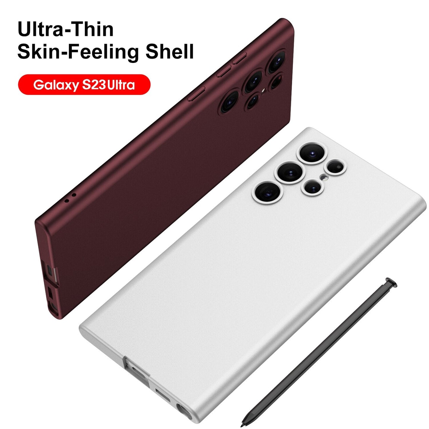 Shockproof Matte Soft Case For Samsung Galaxy S23 Series - S23 Ultra Case