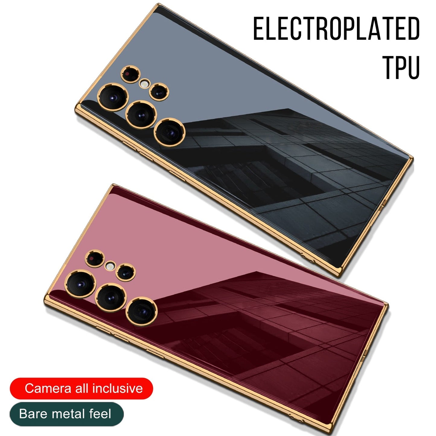 Luxury Solid Color Case For Samsung Galaxy S23 Series - Caubade