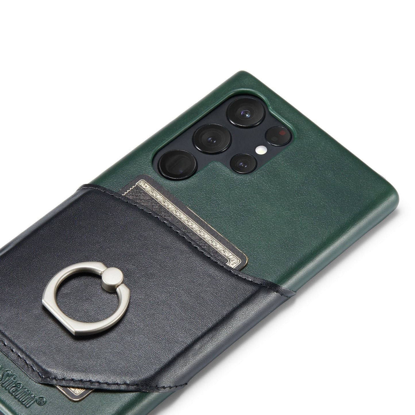 Leather Case with Card Slot Holder & Kickstand for Samsung Galaxy S23 Series - Caubade