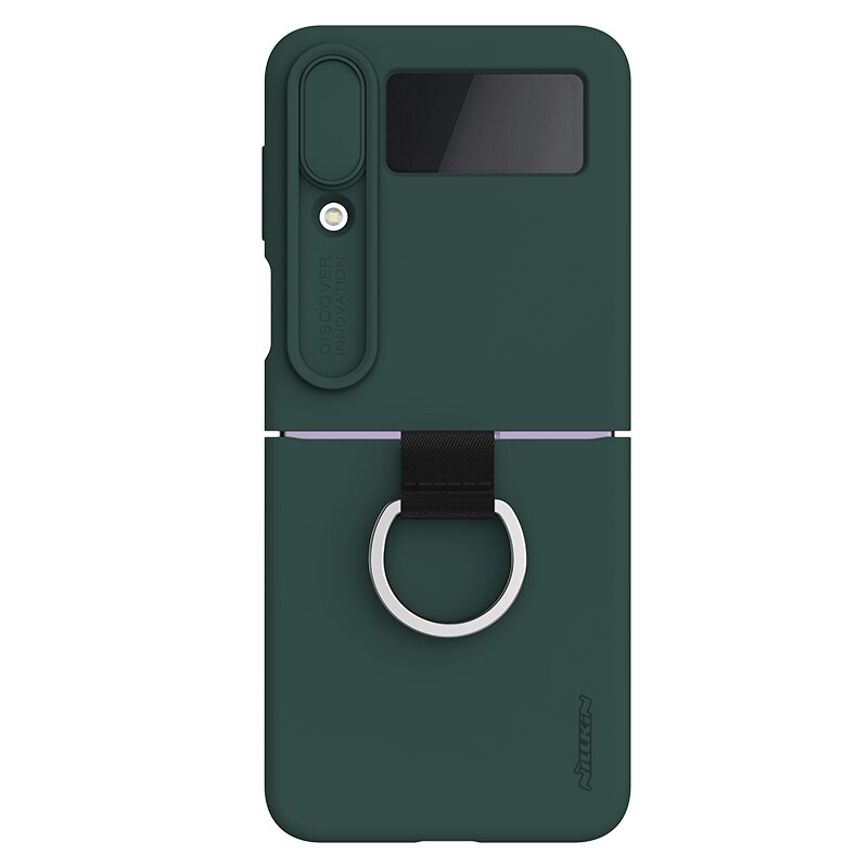 Silky Liquid Silicone Case For Galaxy Z Flip 4 Slide Camera Protection - Galaxy Z Flip 4 Case