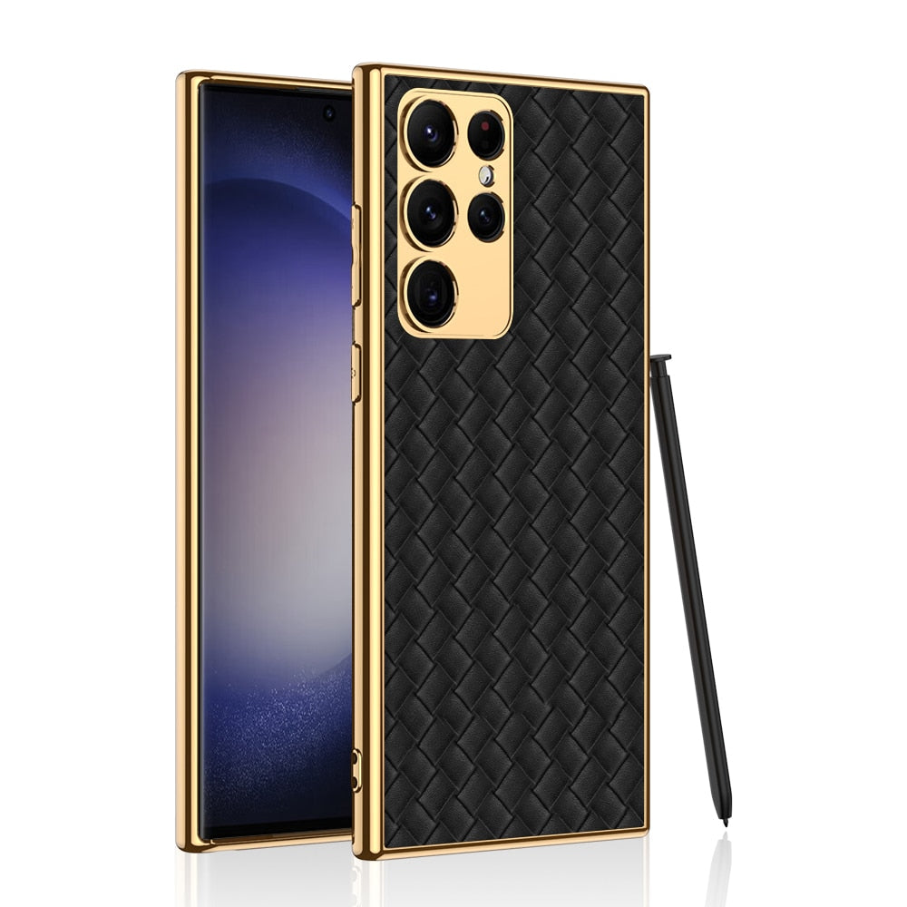 Luxury Leather Case for Samsung Galaxy S23 Series - Caubade