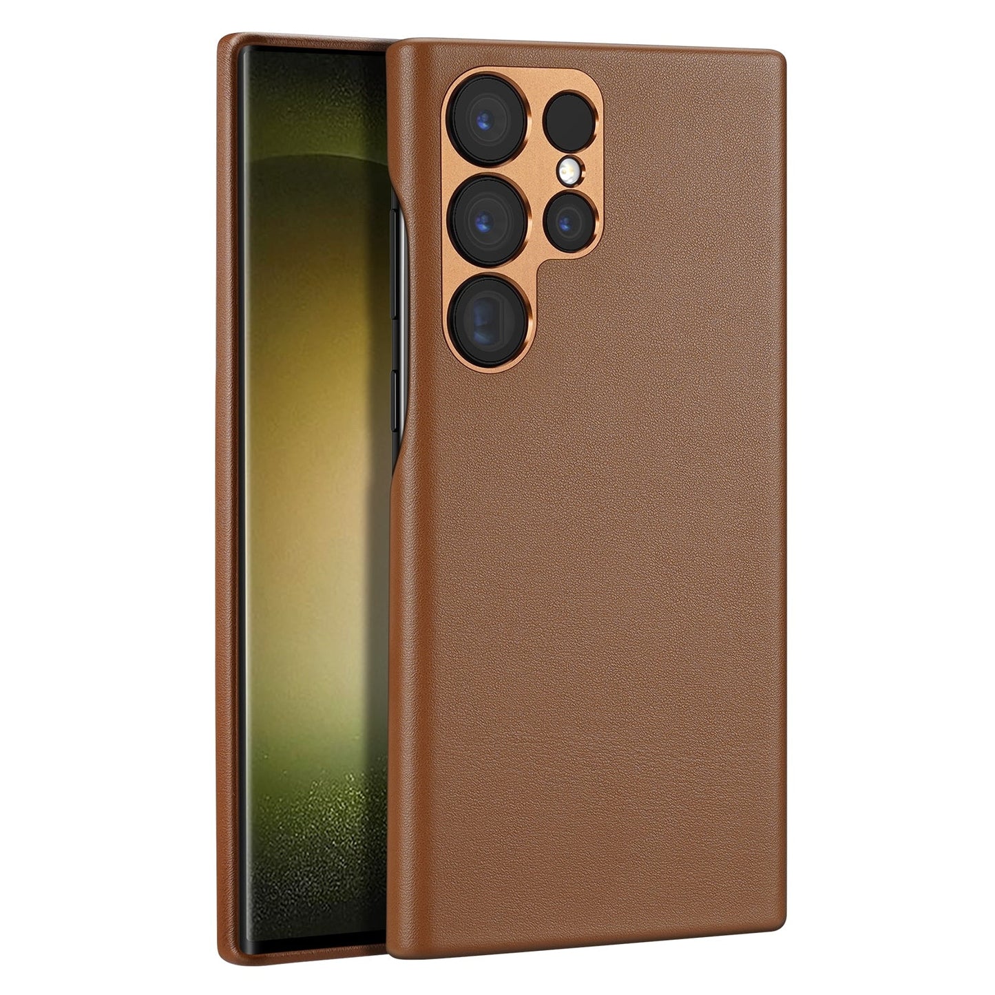 Thin Full Leather Shockproof Case for Samsung Galaxy S23 Series - S23 Ultra Case