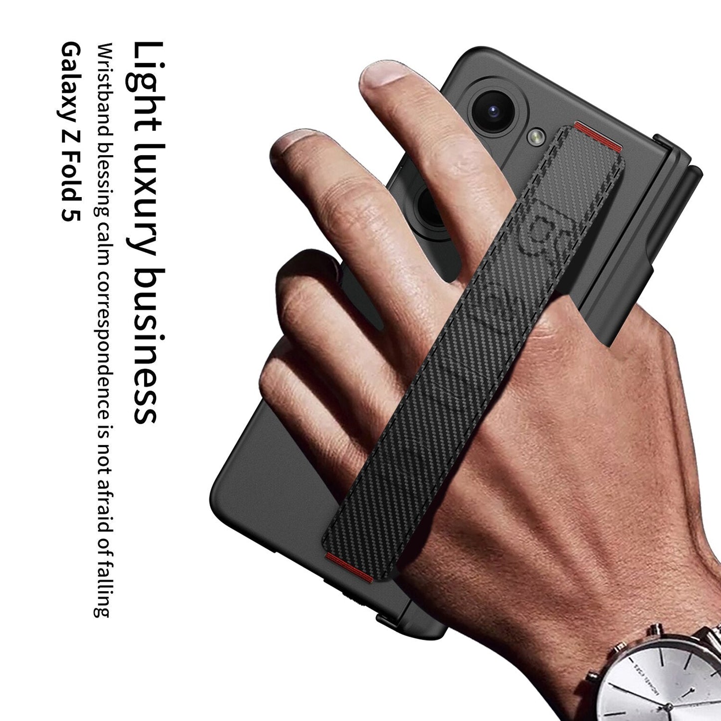 Wristband Case with Magnetic Hinge For Galaxy Z Fold 5
