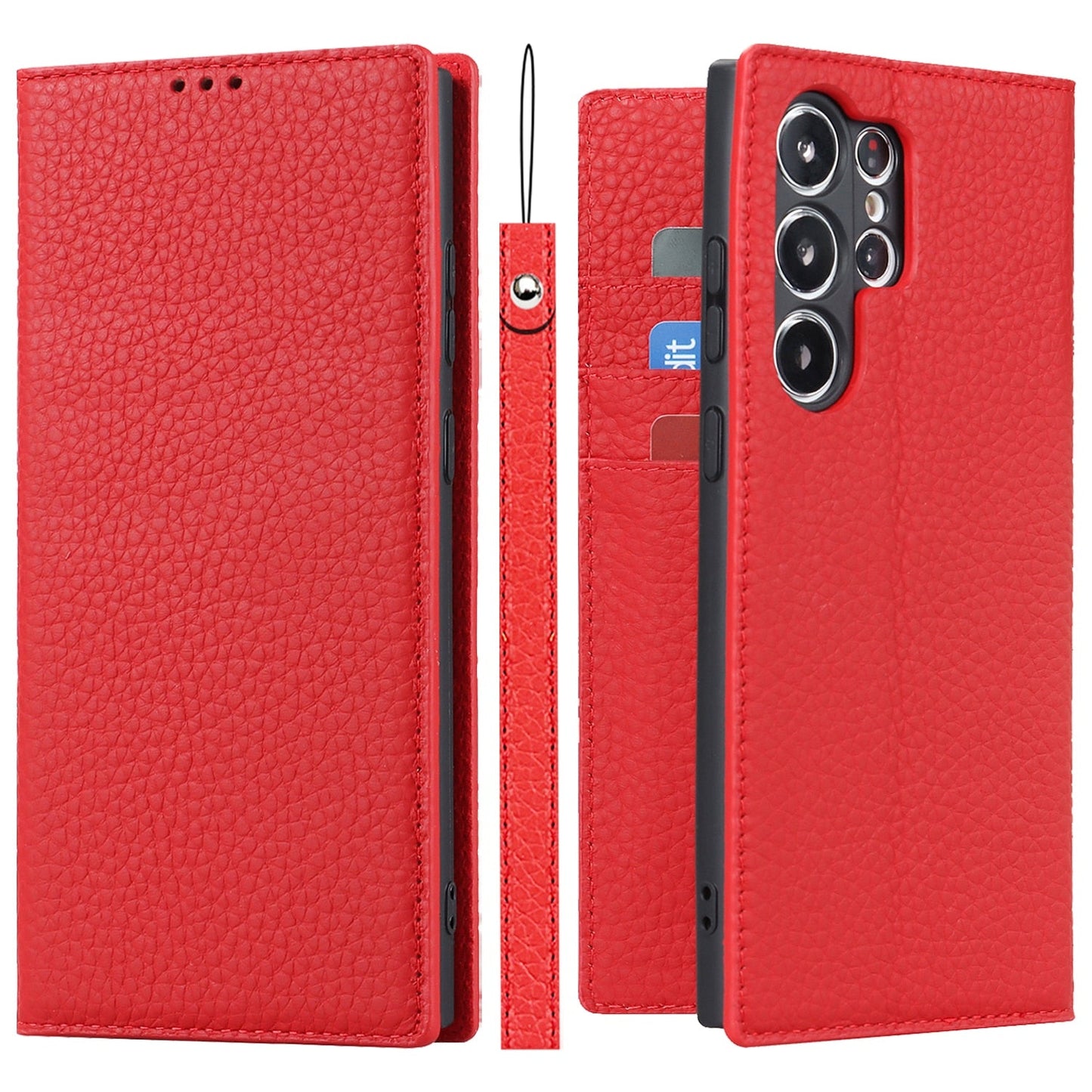 Leather Wallet Case for Samsung Galaxy S23 Series - Caubade