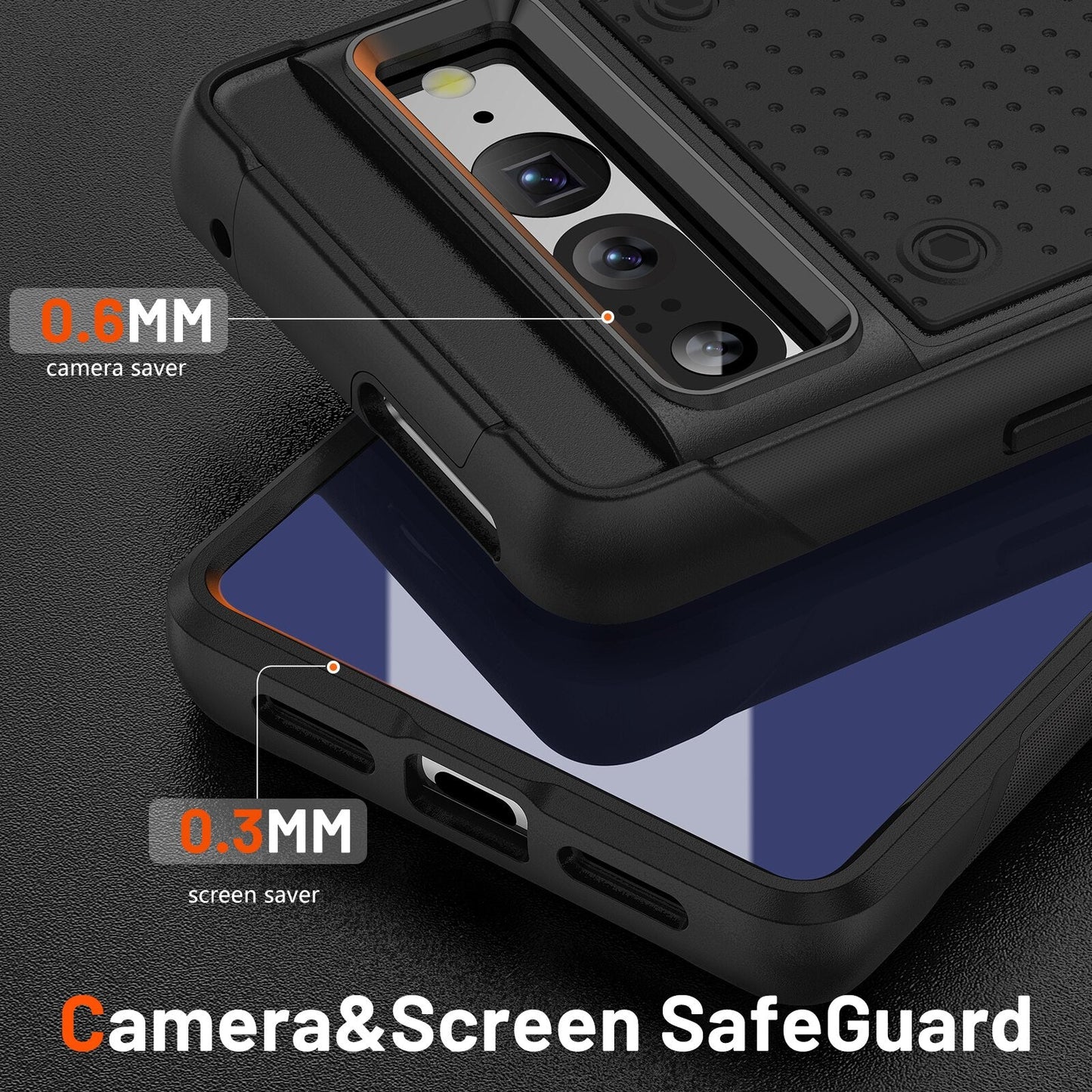 Shockproof Armor Cover For Google Pixel 7 Pro - The Pixel Store