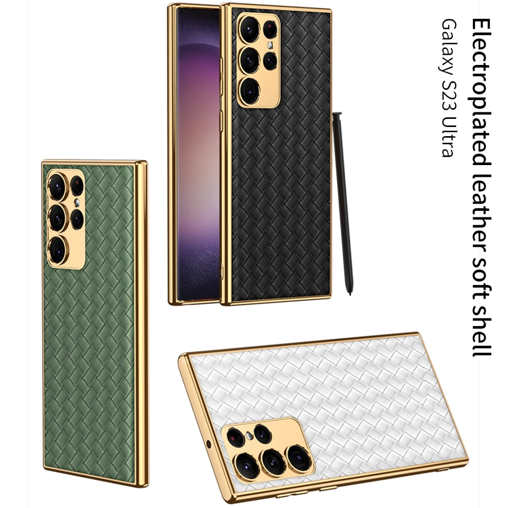 Luxury Leather Case for Samsung Galaxy S23 Series - Caubade