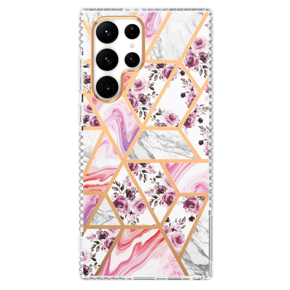 Marble Texture Shockproof Case for Samsung Galaxy S23 Series