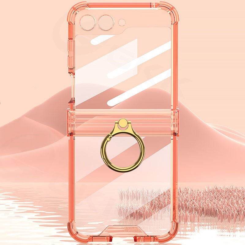 Luxury Hard Case With Ring for Samsung Galaxy Z Flip 5