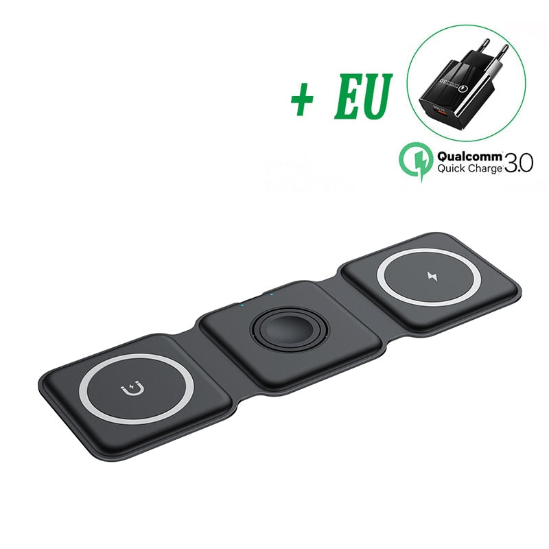 3 in 1 Magnetic Wireless Charger For Samsung Galaxy S23 Series - Caubade