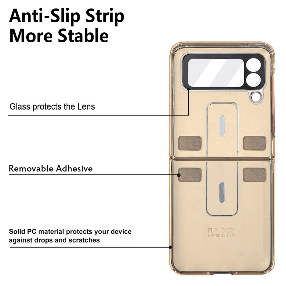 Retro Leather Case For Samsung Galaxy Z Flip 4 Flip 4 - Galaxy Z Flip 4 Case