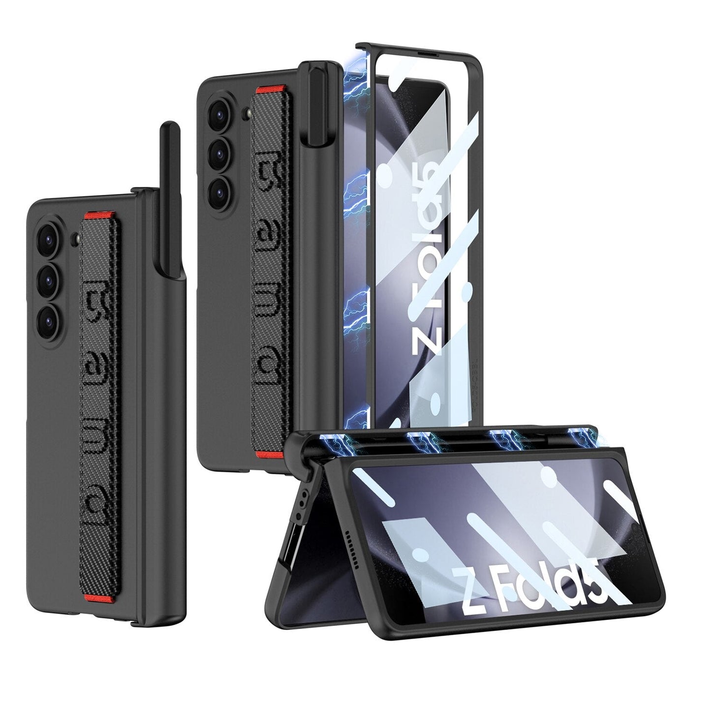 Wristband Case with Magnetic Hinge For Galaxy Z Fold 5