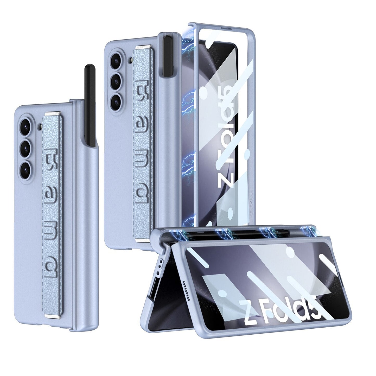 Wristband Case with Magnetic Hinge For Galaxy Z Fold 5
