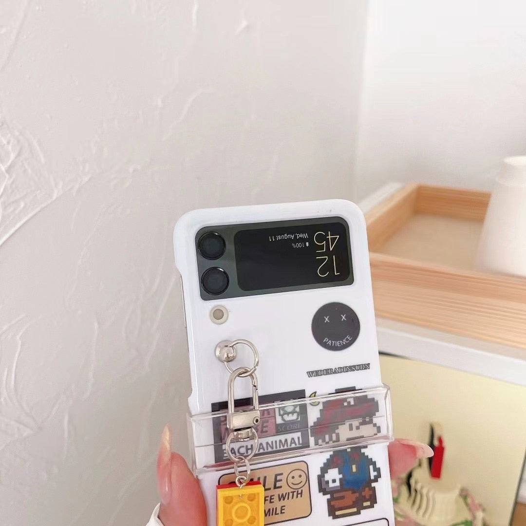 cute cartoon Case for Samsung Galaxy Z Flip 3 & 4