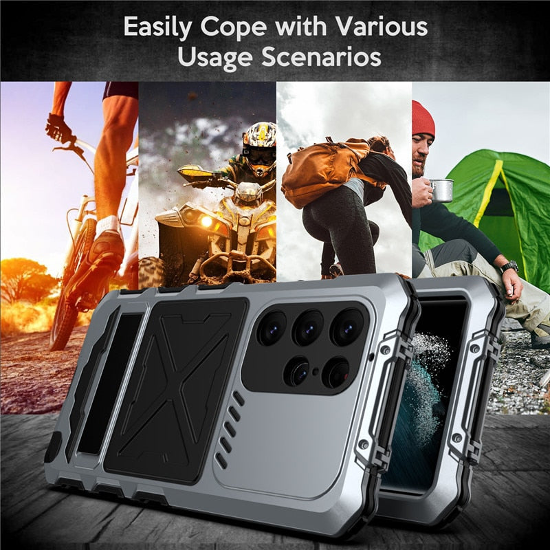 Armor Metal Case for Samsung Galaxy S23 Ultra - Caubade