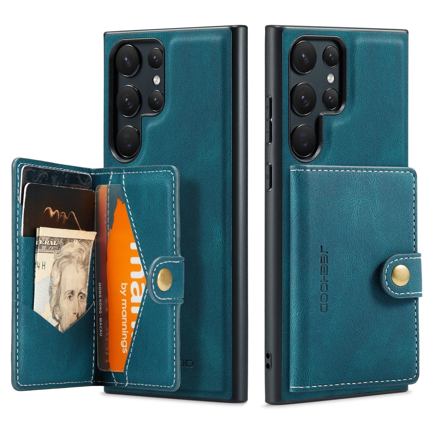 Magnetic Leather Wallet Case For Samsung Galaxy S23 Series - S23 Ultra Case