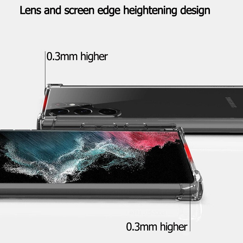 Shockproof Case with Ring Holder For Samsung Galaxy S23 Series - S23 Ultra Case