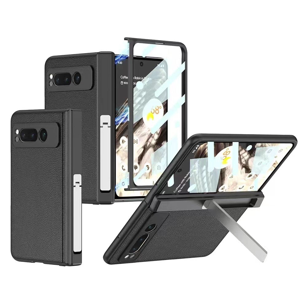 Full Protection Leather Case for Google Pixel Fold - The Pixel Store