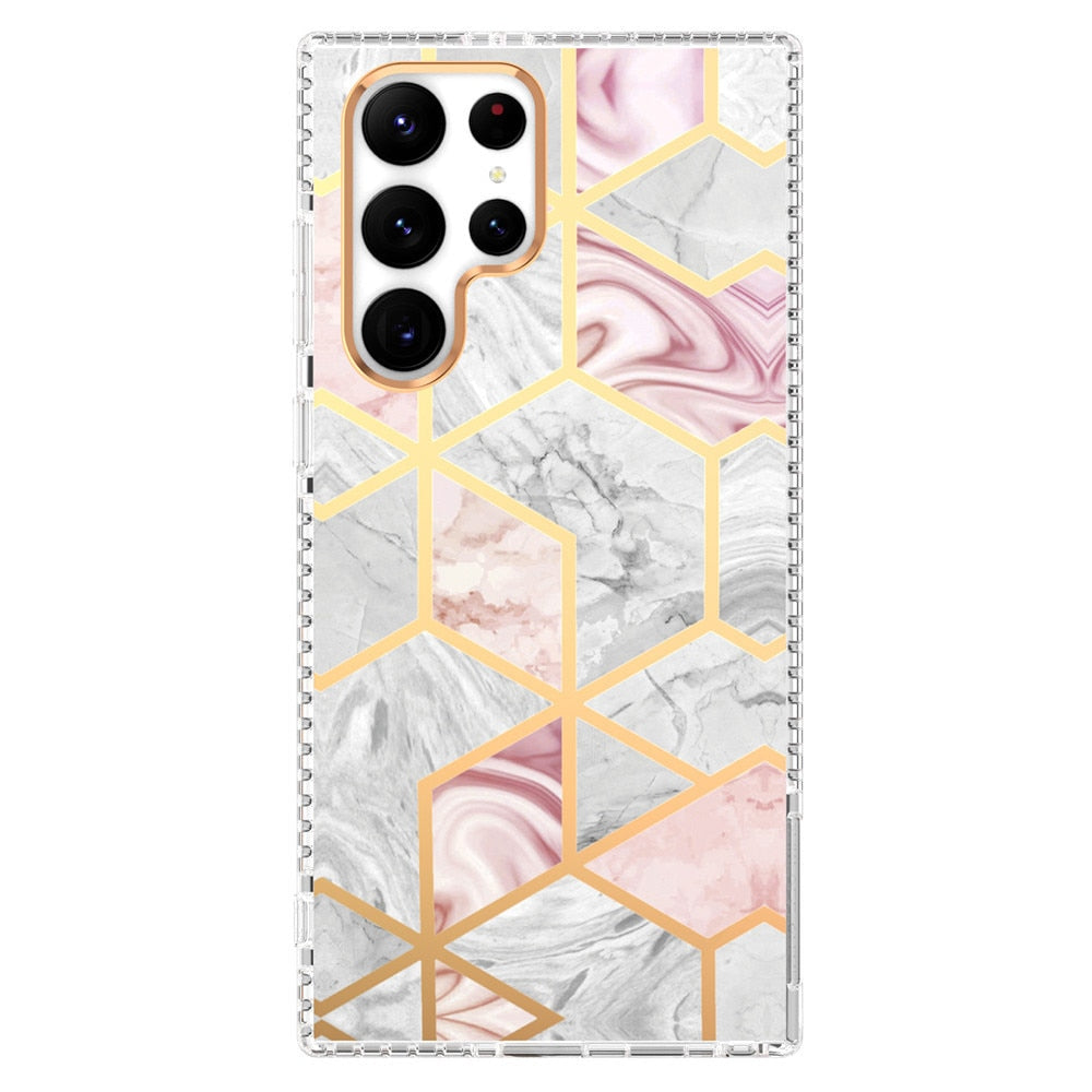 Marble Texture Shockproof Case for Samsung Galaxy S23 Series
