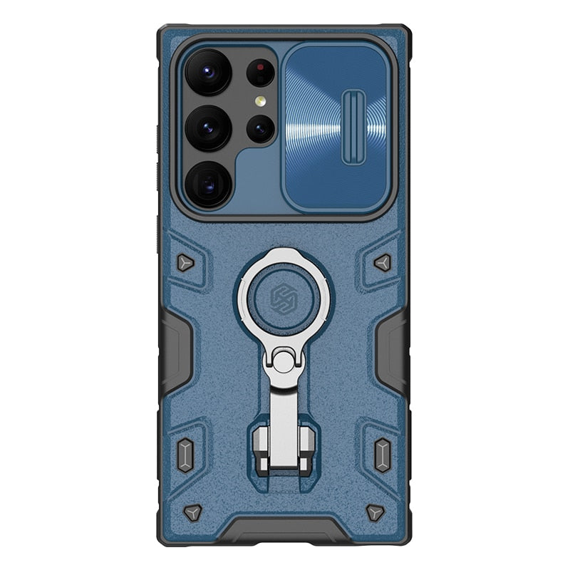 Armor Pro Slide Camera Protection Back Case For Samsung Galaxy S23 Ultra - Caubade