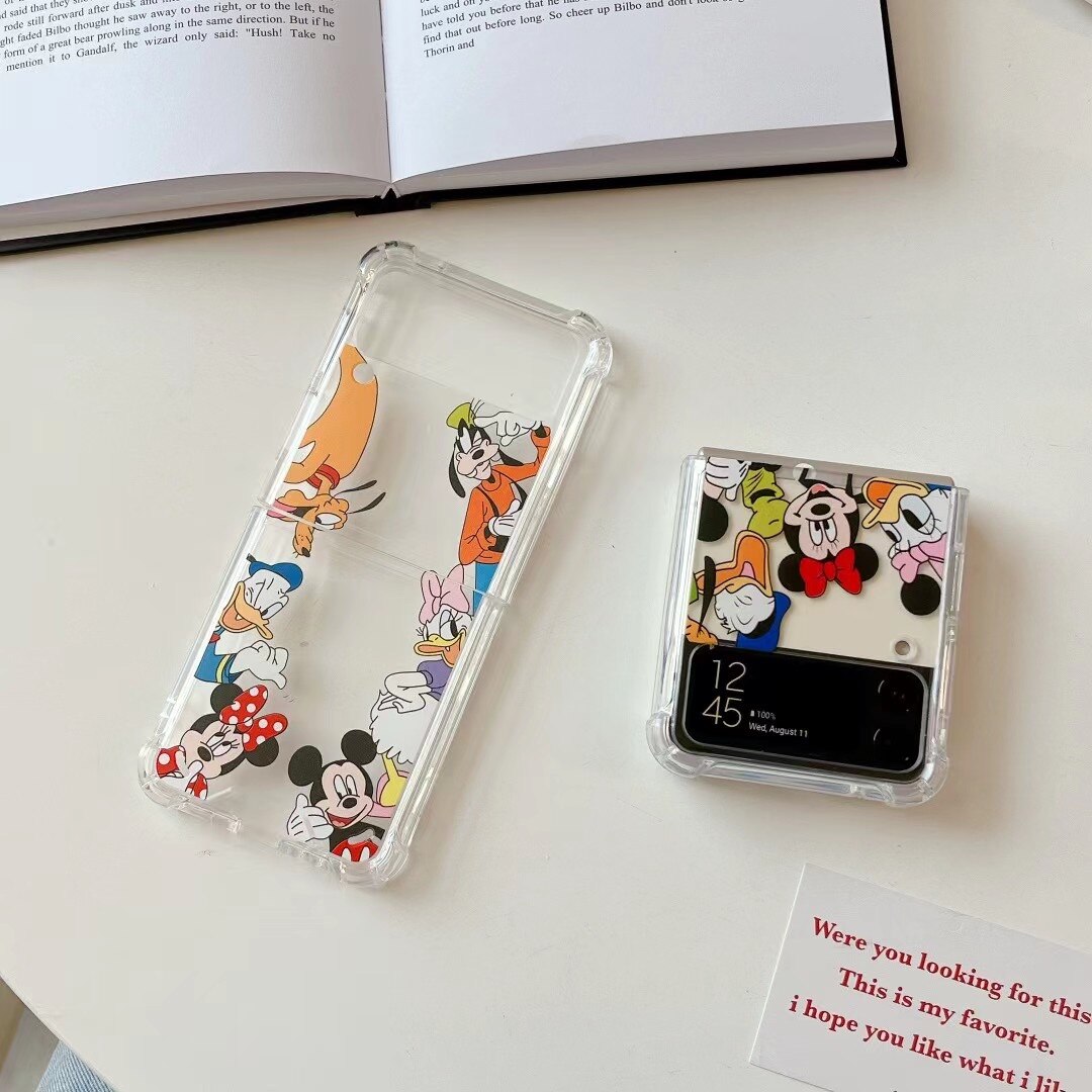 Cute cartoon Case for Samsung Galaxy Z Flip 3 & 4