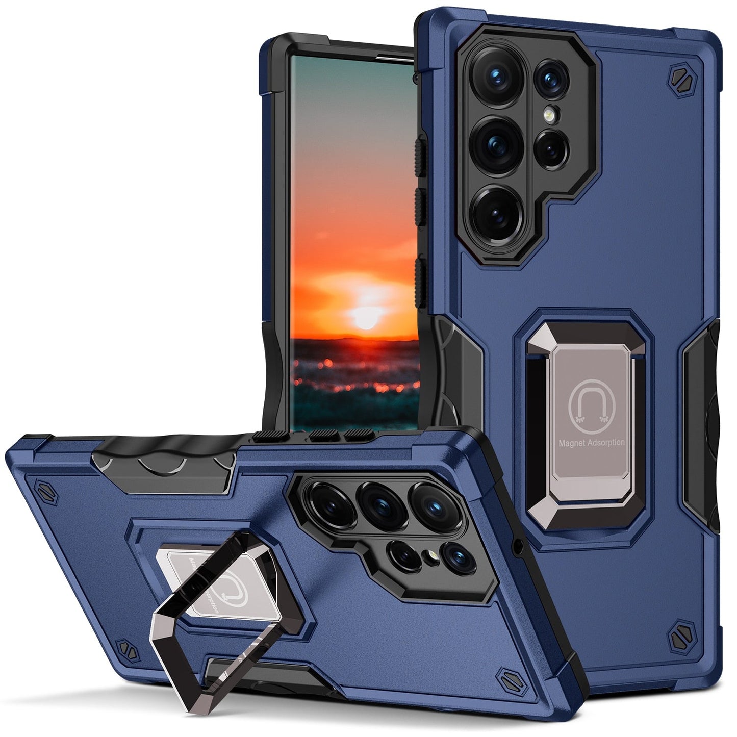 Anti-Drop Case with Ring Holder for Samsung Galaxy S23 Series - Caubade
