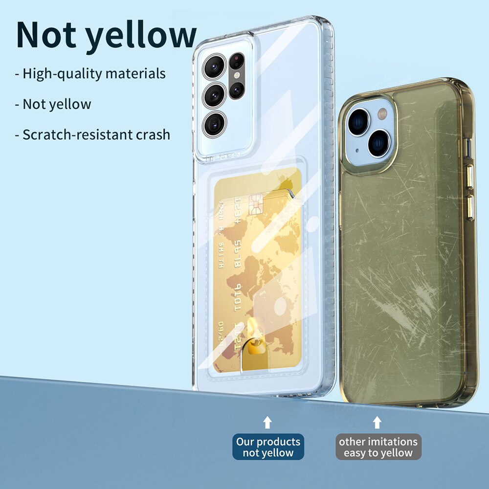 Clear Card Slot Case for Samsung Galaxy S23 Series - S23 Ultra Case