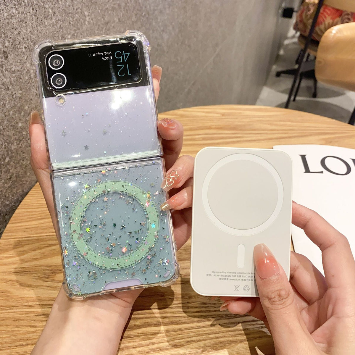 Luxury Magnetic Case For Samsung Galaxy Z Flip 4 3