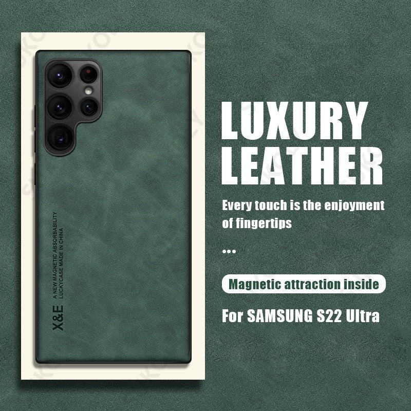 Luxury Leather Case For Samsung Galaxy S23 Series - S23 Ultra Case