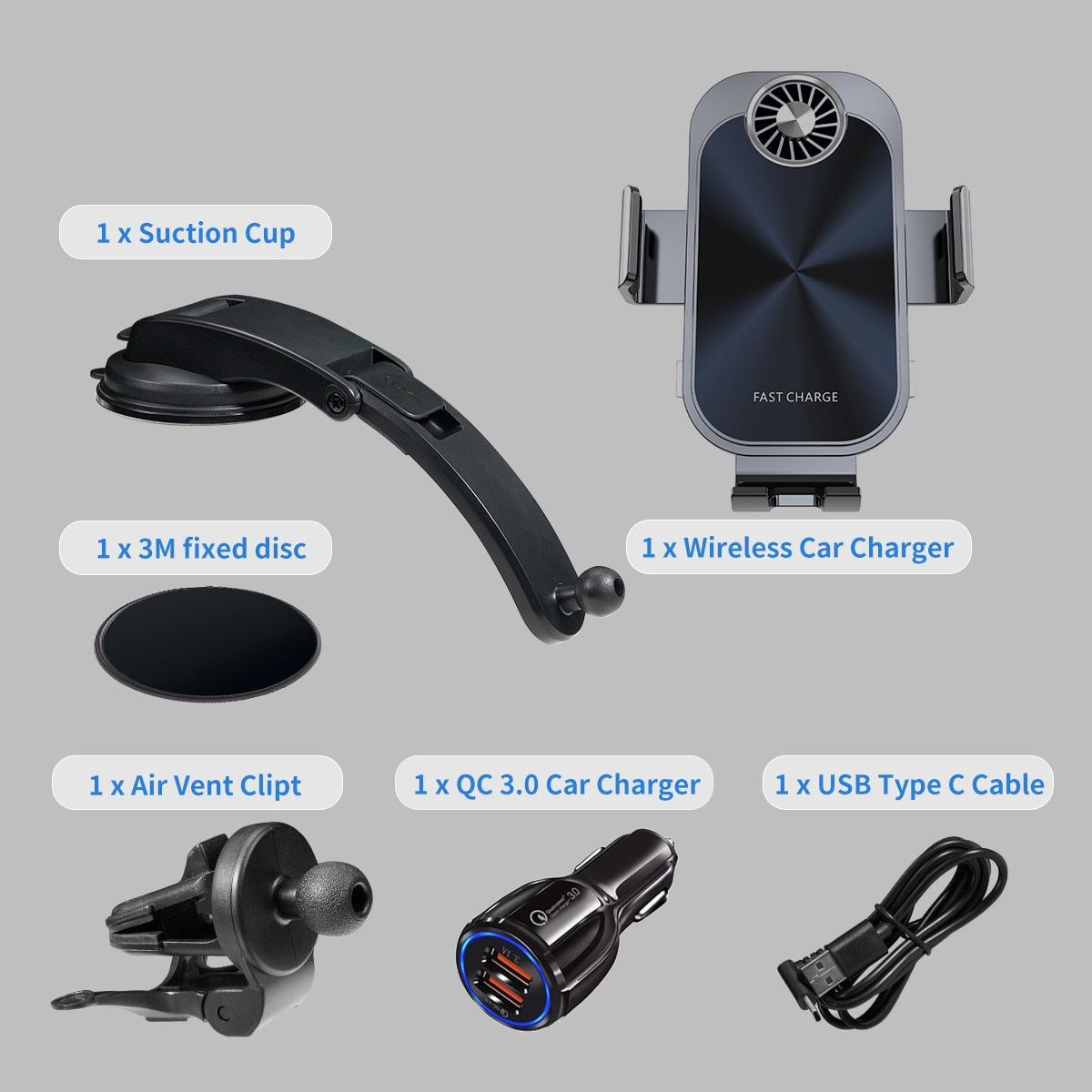 Auto-Clamping Car Mount For Galaxy S23 Series - Caubade