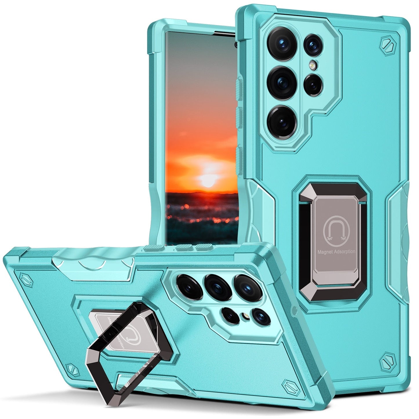 Anti-Drop Case with Ring Holder for Samsung Galaxy S23 Series - Caubade