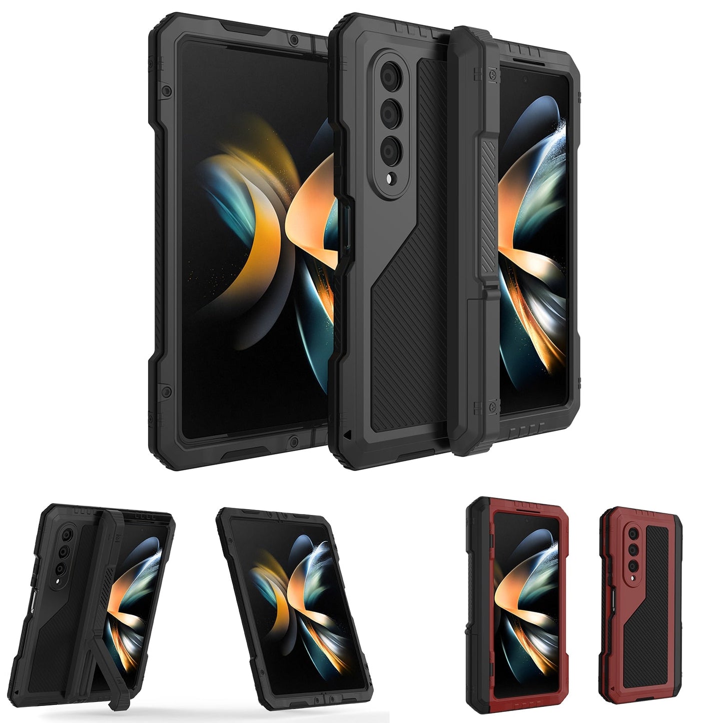 Shockproof Aluminum Metal Case For Samsung Galaxy Z Fold 4