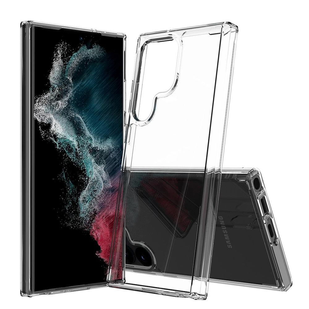 Transparent Shockproof Case for Samsung Galaxy S23 Series