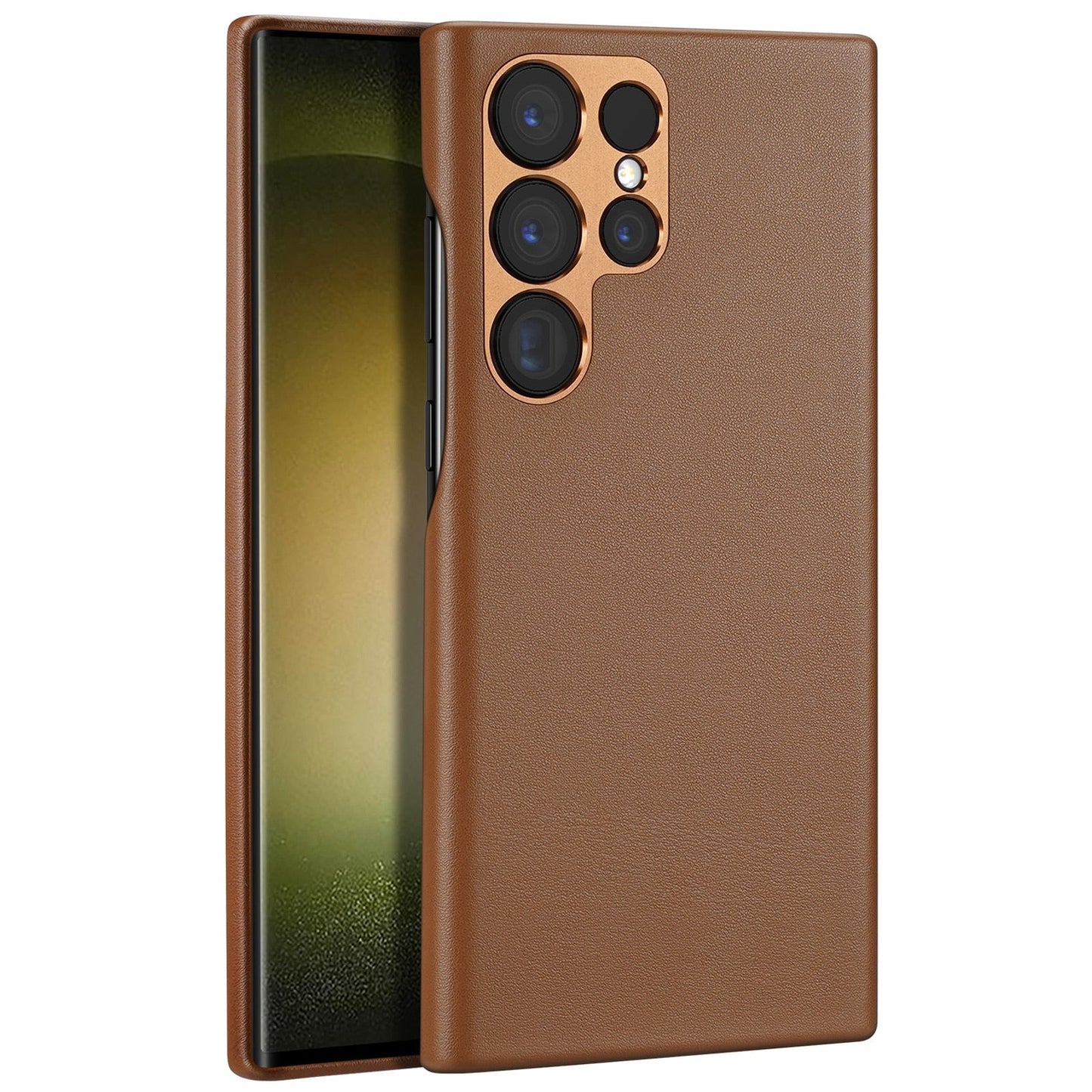 Thin Full Leather Shockproof Case for Samsung Galaxy S23 Series - S23 Ultra Case