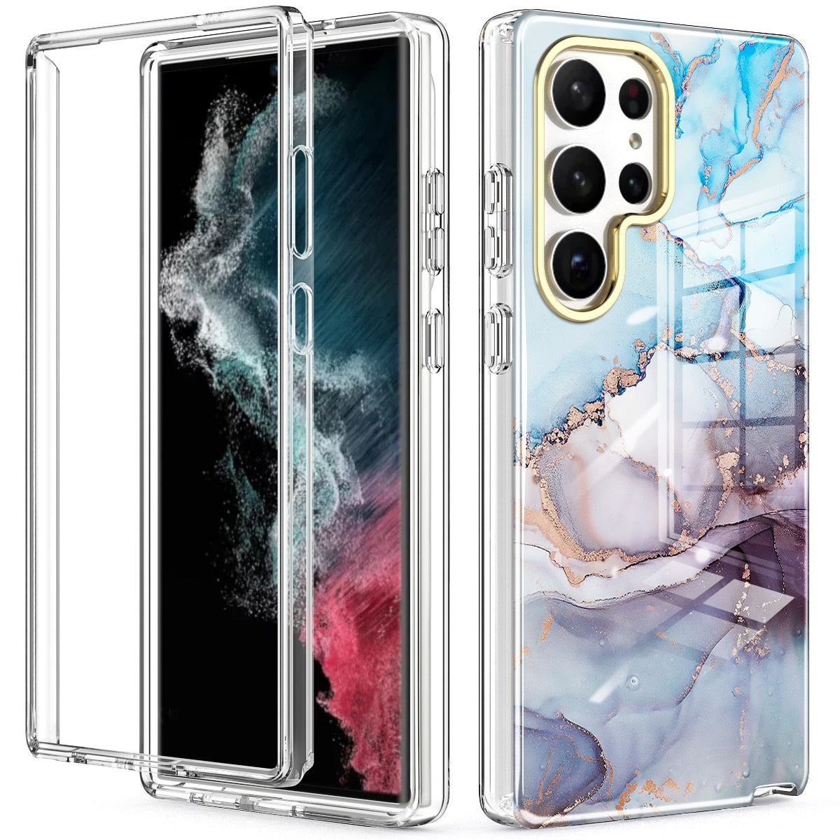 Marble Shockproof Case for Samsung Galaxy S23 Series - Caubade