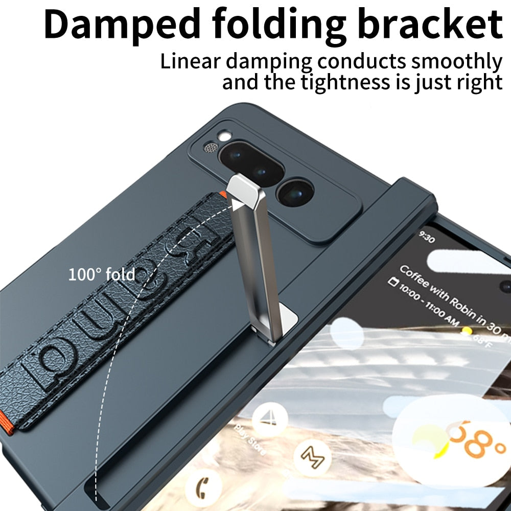 Magnetic Protective Case with WristBand For Google Pixel Fold - The Pixel Store