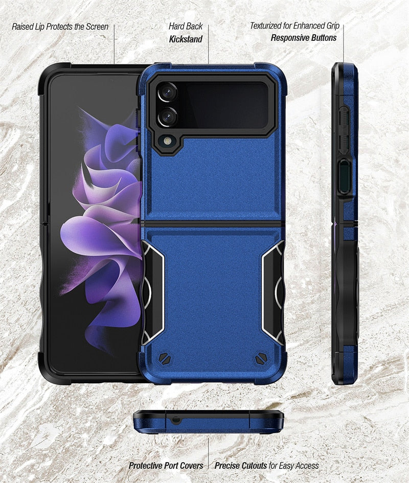 Shockproof Armor Galaxy Z Flip 4 Case - Galaxy Z Flip 4 Case
