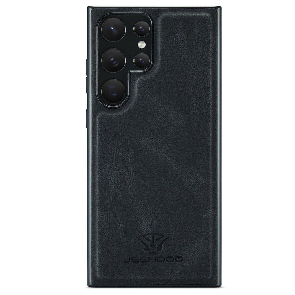 Magnetic Leather Wallet Case For Samsung Galaxy S23 Series - S23 Ultra Case
