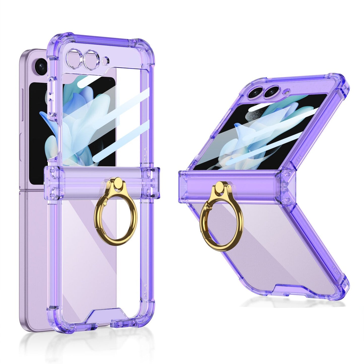 Luxury Hard Case With Ring for Samsung Galaxy Z Flip 5