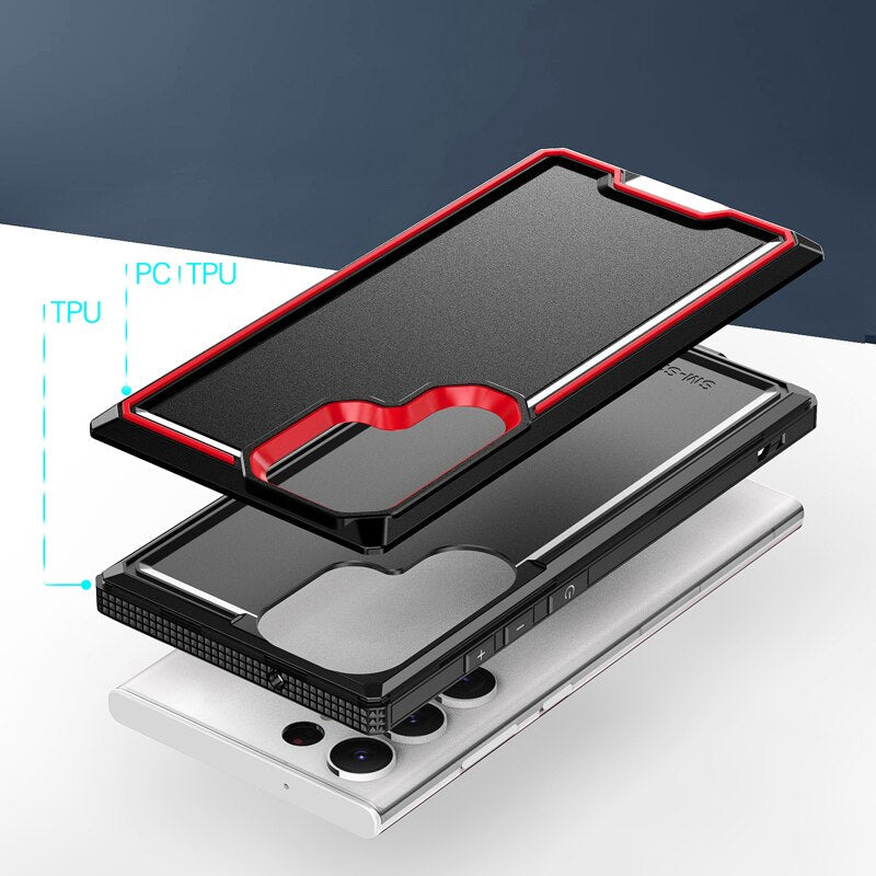 Dual layer Shockproof Case For Samsung S23 Series - Caubade