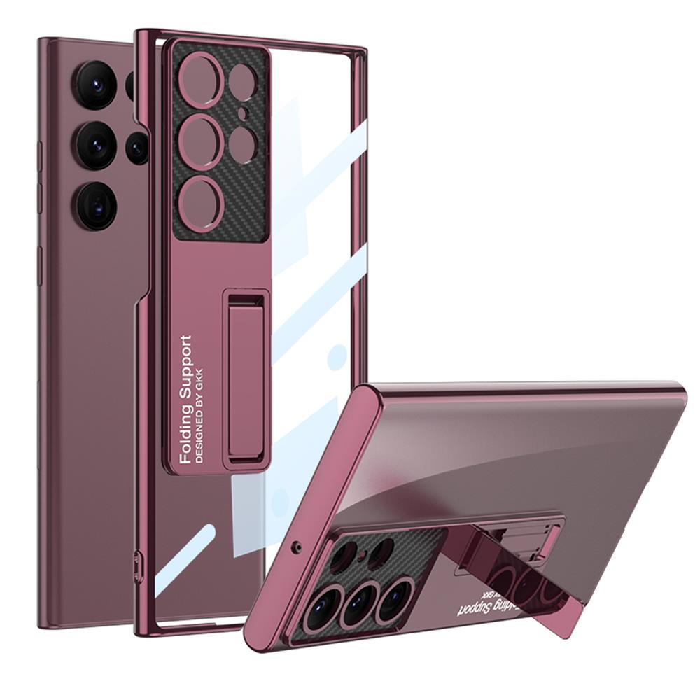 Transparent Shockproof case with Bracket For Samsung Galaxy S23 Series - S23 Ultra Case