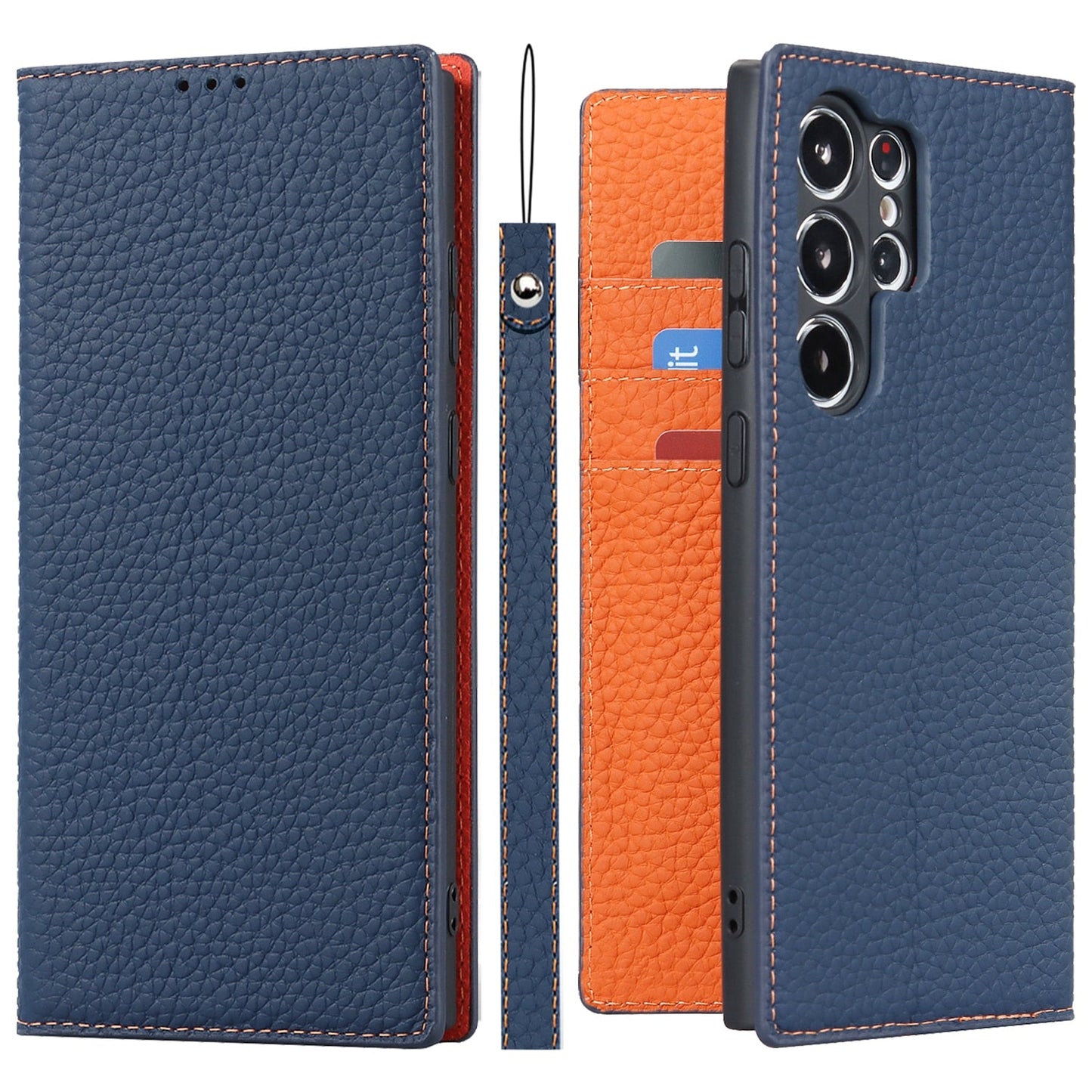 Leather Wallet Case for Samsung Galaxy S23 Series - Caubade