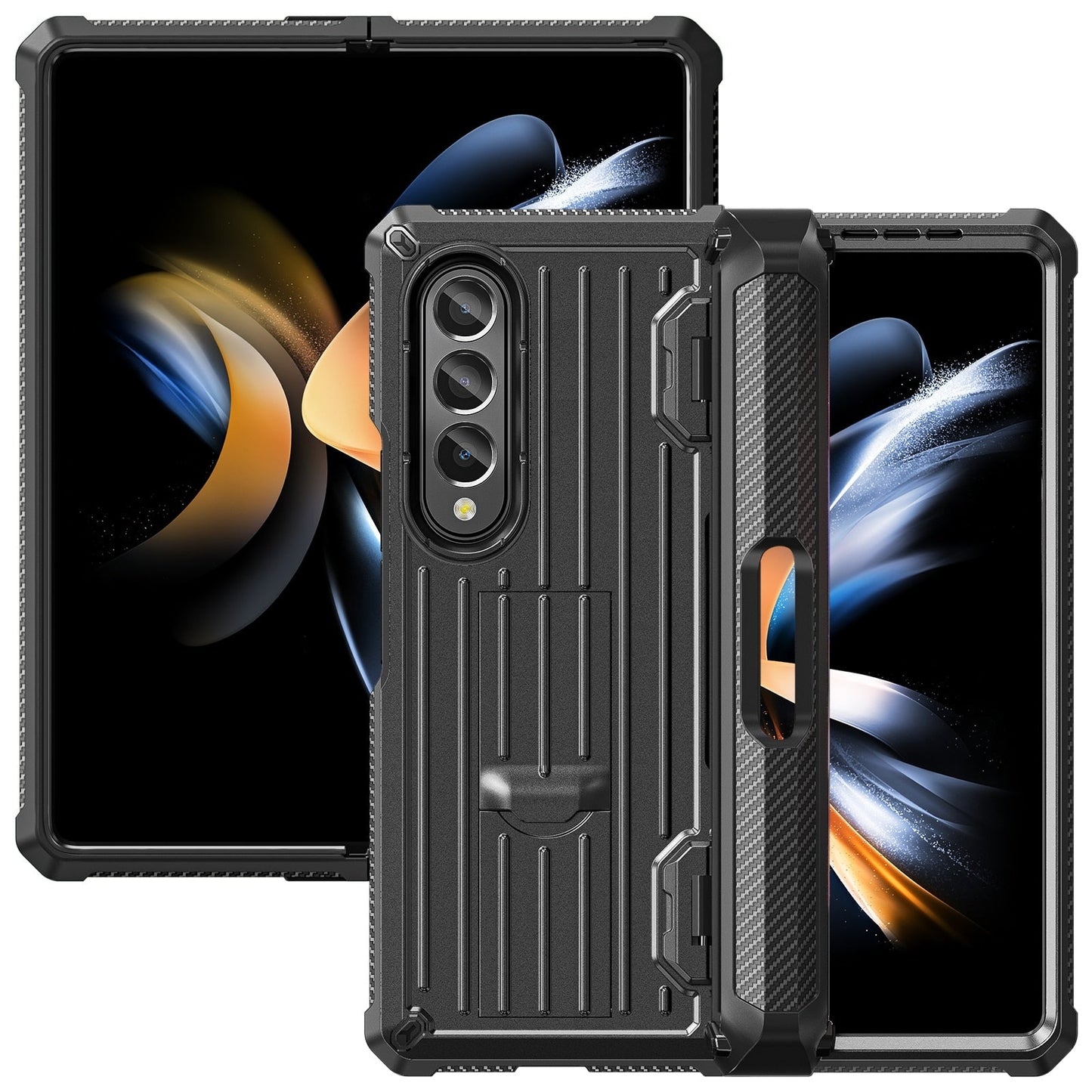 Shockproof Cover with S Pen Holder For Samsung Galaxy Z Fold 4