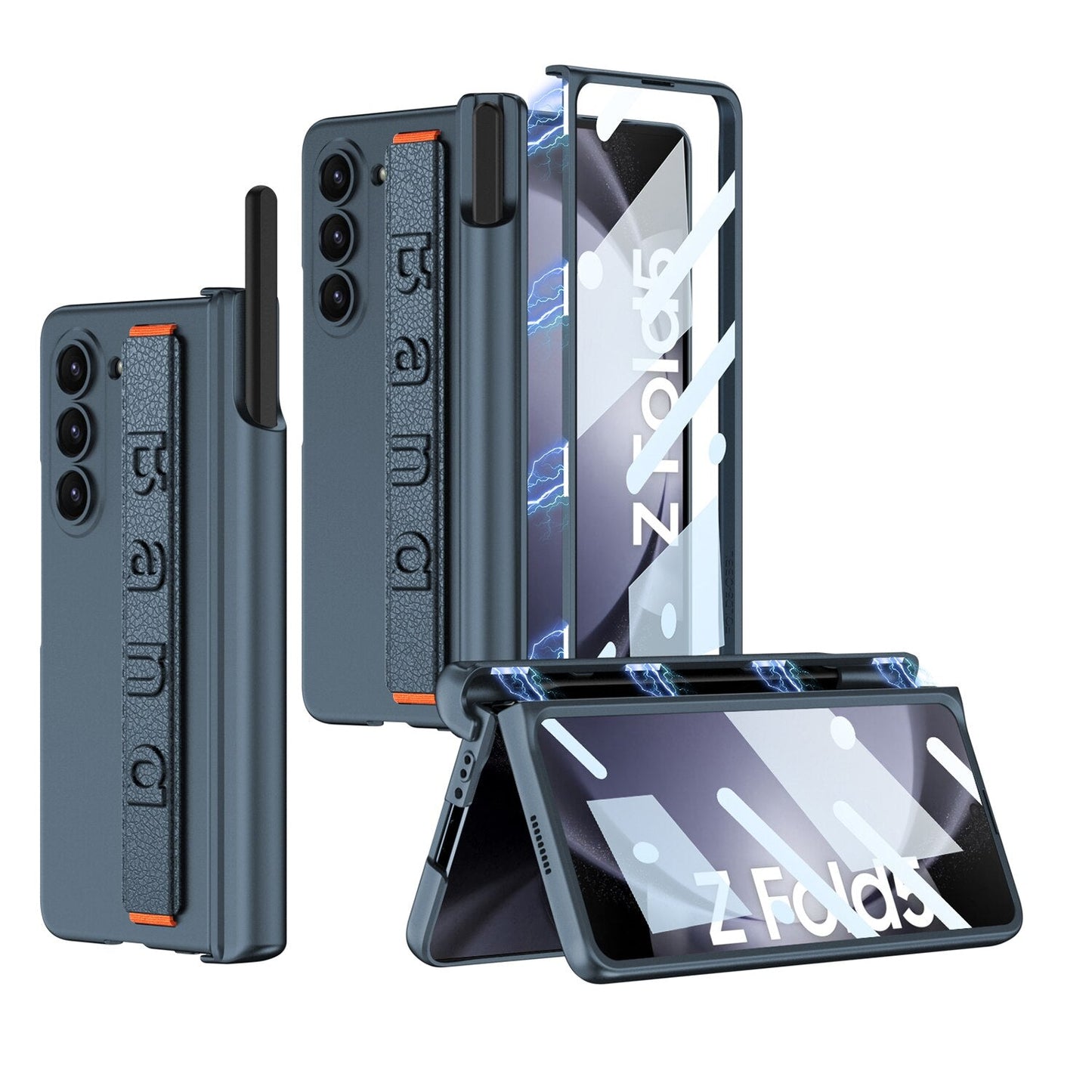 Wristband Case with Magnetic Hinge For Galaxy Z Fold 5