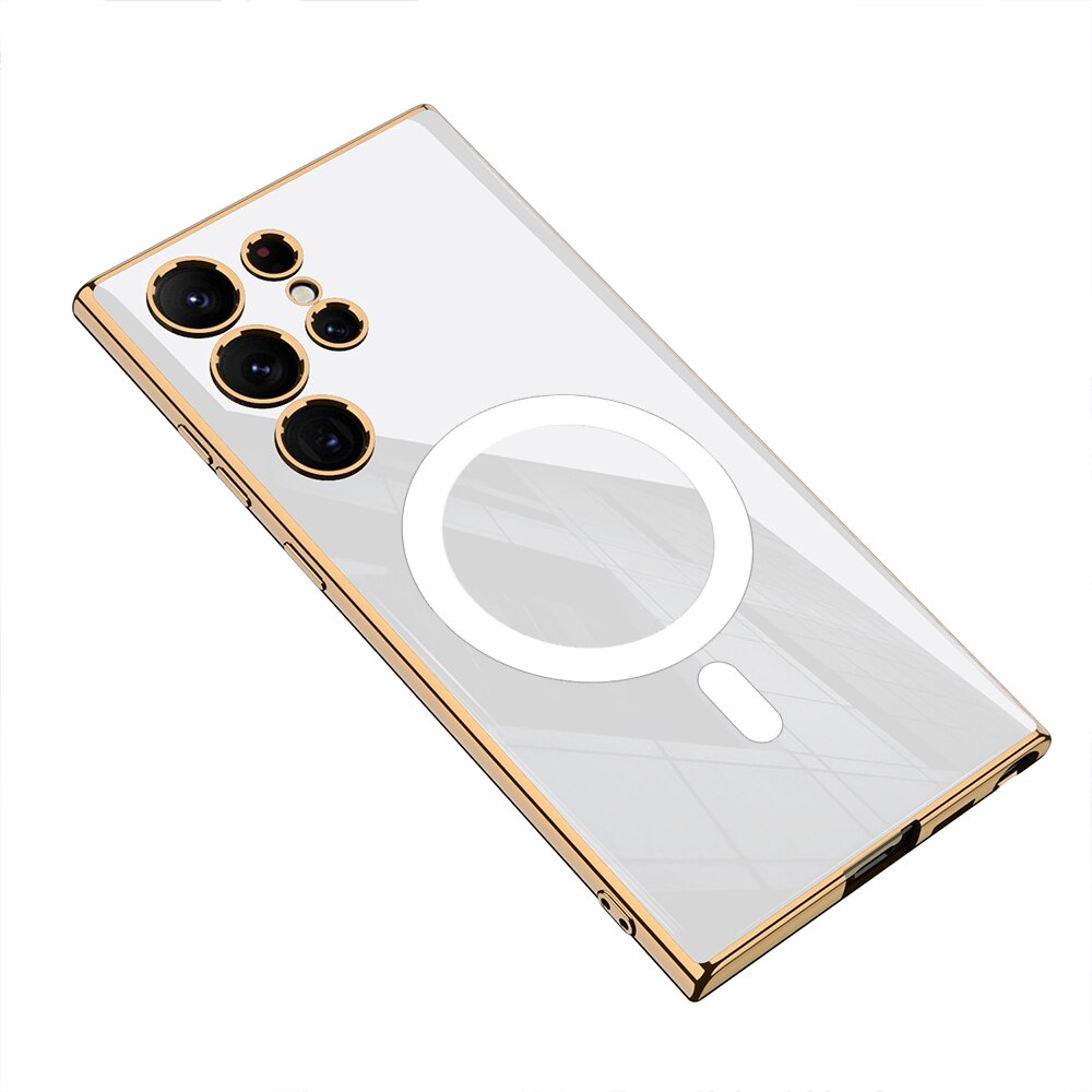 Solid Color Magnetic Case For Samsung Galaxy S23 Series